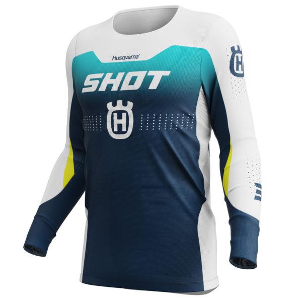 Camiseta Motocross SHOT Aerolite Hva 26 Azul
