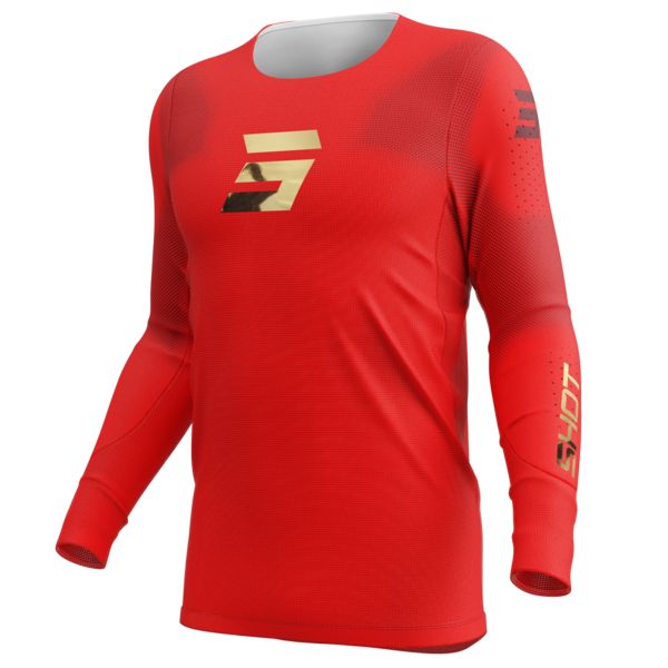 Camiseta Motocross SHOT Aerolite Space Rojo