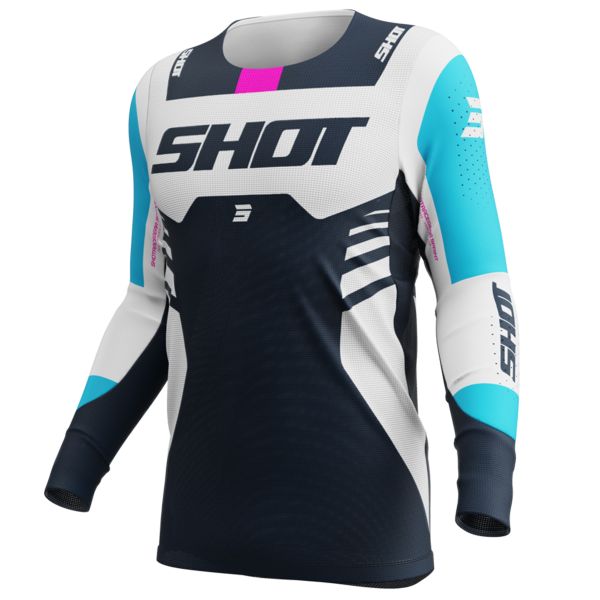 Camiseta Motocross SHOT Aerolite Sprint Azul