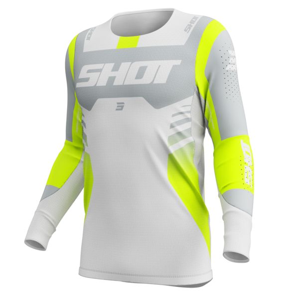 Camiseta Motocross SHOT Aerolite Sprint Gris