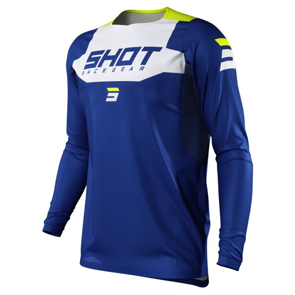 Camiseta Motocross SHOT Contact Chase Blue