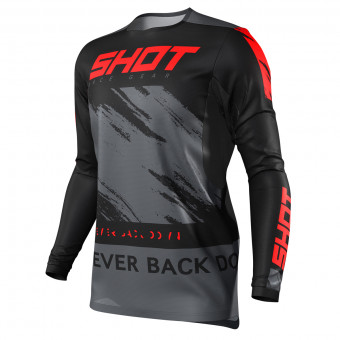 Camiseta Motocross SHOT Contact Draw Red