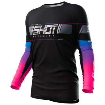 Camiseta Motocross SHOT Contact Indy Black