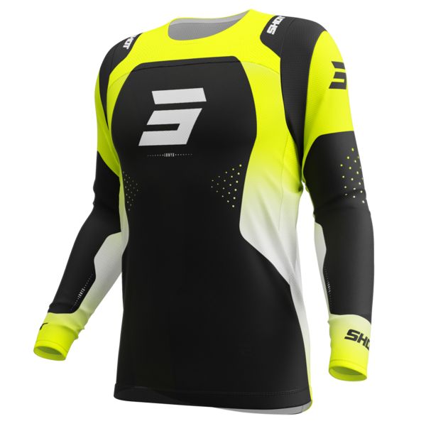Camiseta Motocross SHOT Contacto Ionyx Neon Yellow