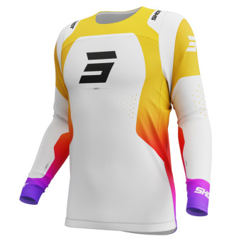 Camiseta Motocross SHOT Contactar con Ionyx White