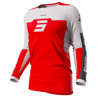 Camiseta Motocross SHOT Contact Iron Red
