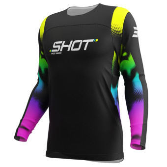 Camiseta Motocross SHOT Contacto Kid Nitro Black