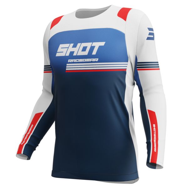 Camiseta Motocross SHOT Contacto con Linear Patriot