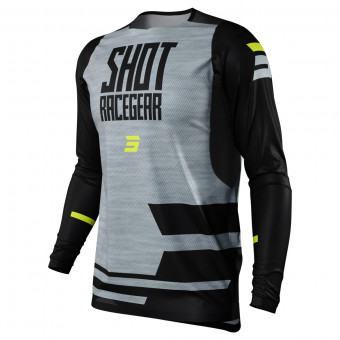 Camiseta Motocross SHOT Contact Loom Grey