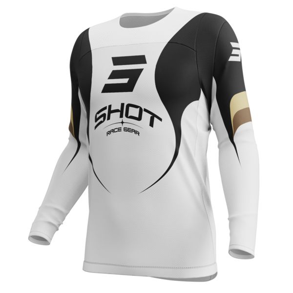 Camiseta Motocross SHOT Contactar con Manta White