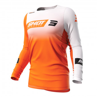 Camiseta Motocross SHOT Contact Scope Orange