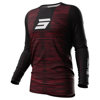 Camiseta Motocross SHOT Contact Skill Burgundy