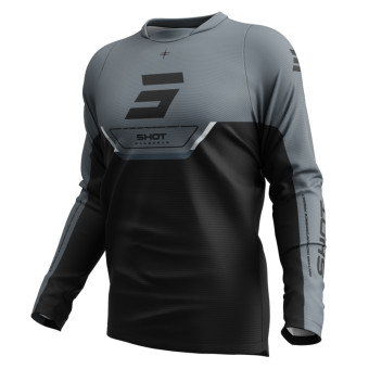 Camiseta Motocross SHOT Devo Daytona Negro
