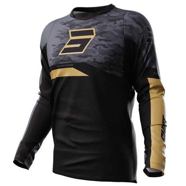 Camiseta Motocross SHOT Devo Matrix Gold