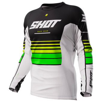 Camiseta Motocross SHOT Devo Peak Green
