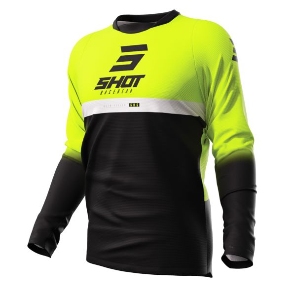 Camiseta Motocross SHOT Devo Reflex Neon Yellow