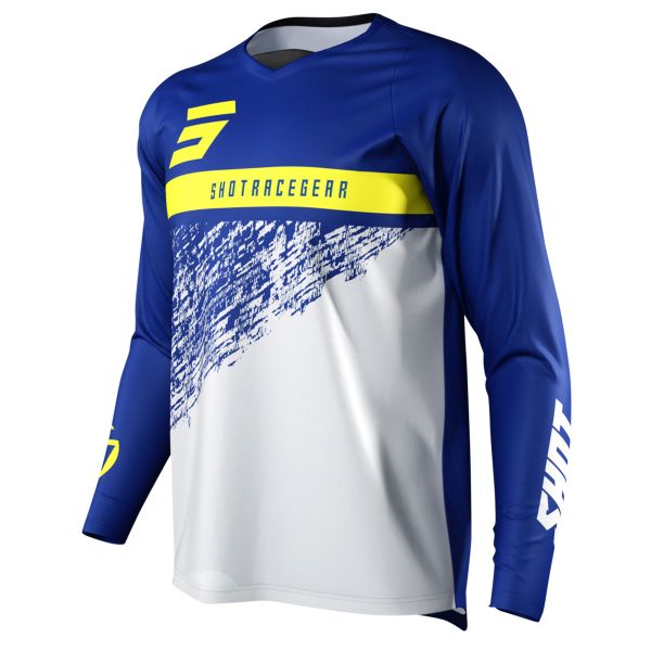Camiseta Motocross SHOT Devo Roll Blue Ni�o