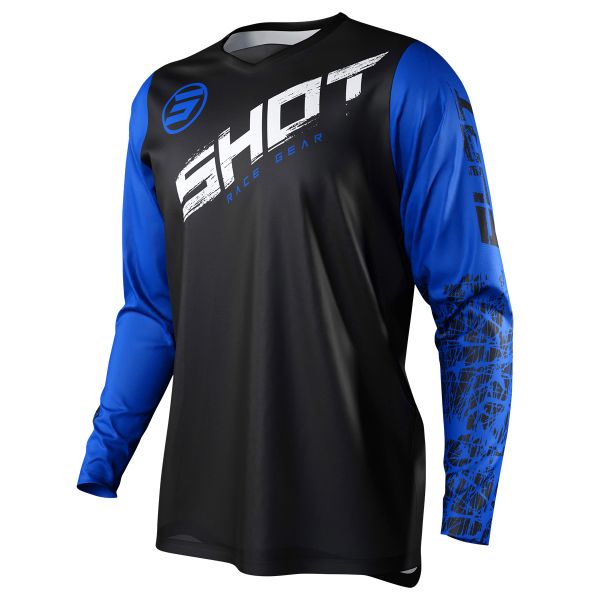 Camiseta Motocross SHOT Devo Slam Blue