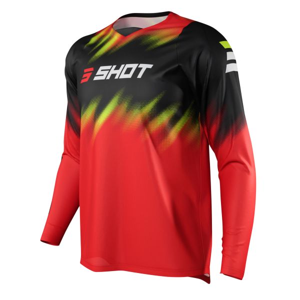 Camiseta Motocross SHOT Devo Versus Red Ni�o