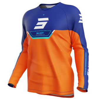 Camiseta Motocross SHOT Draw Kid Daytona Naranja
