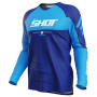 Camiseta Motocross SHOT Dibujar Privado Azul