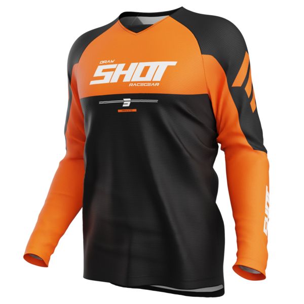 Camiseta Motocross SHOT Sorteo Privado Naranja