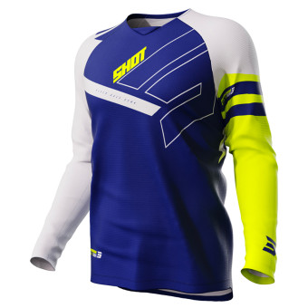 Camiseta Motocross SHOT Draw Rush Blue Niño Camiseta Motocross SHOT Draw Rush Blue Niño