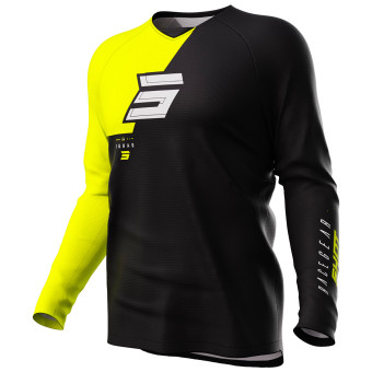 Camiseta Motocross SHOT Draw Squad Neon Yellow