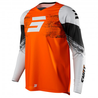 Camiseta Motocross SHOT Raw Burst Orange