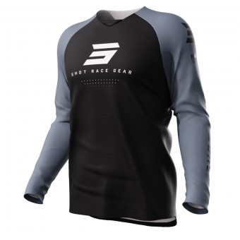 Camiseta Motocross SHOT Raw Escape Grey