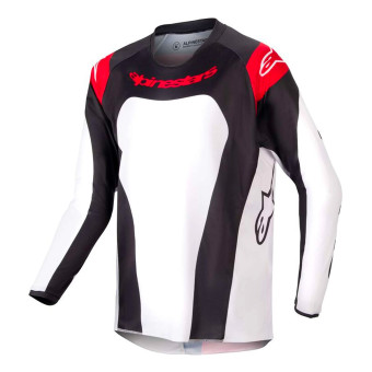 Camiseta Motocross Alpinestars Youth Racer Occuri Mars Red White Black