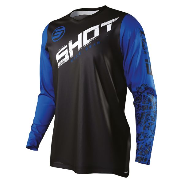 Camiseta Motocross SHOT Devo Slam Blue Niño Camiseta Motocross SHOT Devo Slam Blue Niño