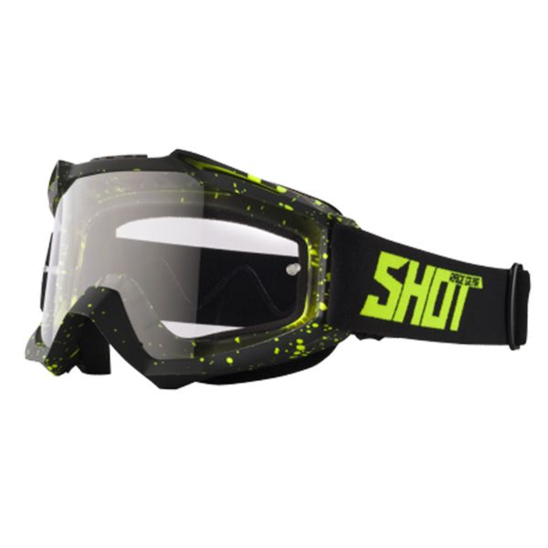 Gafas motocross SHOT Assault Neon Yellow Roll-Off