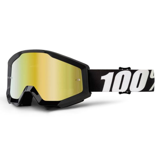 Gafas motocross 100% Strata Outlaw Mirror Gold Lens