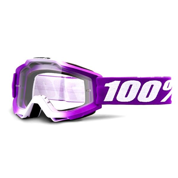 Gafas motocross 100% Accuri Framboise Clear Lens