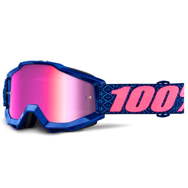 Gafas motocross 100% Accuri Futura Mirror Pink Lens