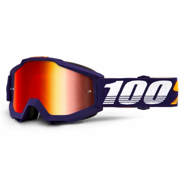 Gafas motocross 100% Accuri Grib Mirror Red Lens