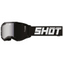 Gafas motocross SHOT Rocket Kid 2.0 Solid Iridium Negro Brillante