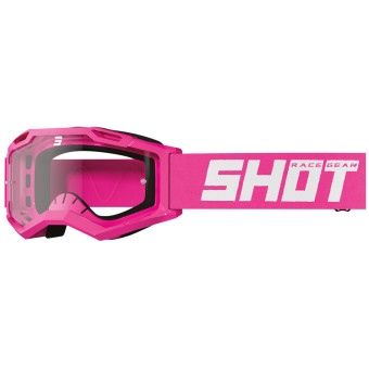 Gafas motocross SHOT Rocket Kid 2.0 Sólido Rosa Neón Brillante Gafas motocross SHOT Rocket Kid 2.0 Sólido Rosa Neón Brillante