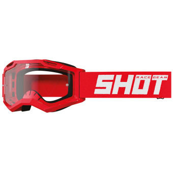 Gafas motocross SHOT Rocket Kid 2.0 Rojo Sólido Brillante Gafas motocross SHOT Rocket Kid 2.0 Rojo Sólido Brillante