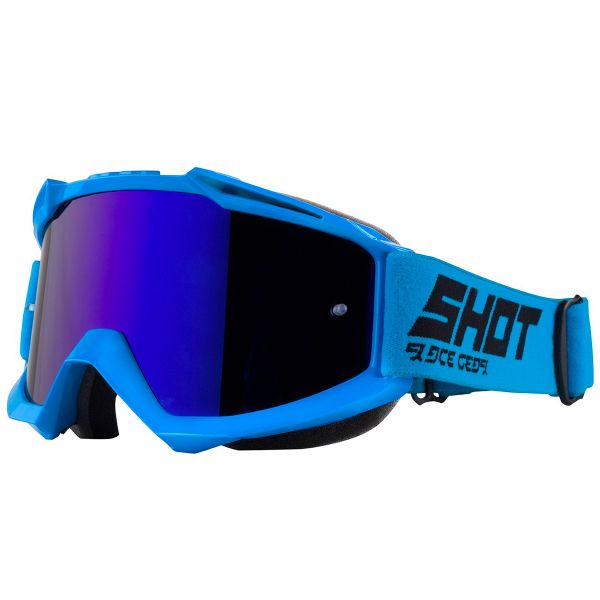 Gafas motocross SHOT Iris Blue Iridium Blue