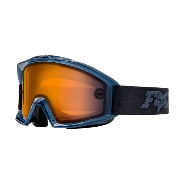 Gafas motocross FOX Main Enduro Negro Iridium Naranja