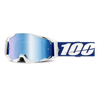 Gafas motocross 100% Armatic Bleu - Visera con espejo azul Gafas motocross 100% Armatic Bleu - Visera con espejo azul