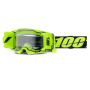 Gafas motocross 100% Armatic Forecast Fluo Yellow - Visera transparente