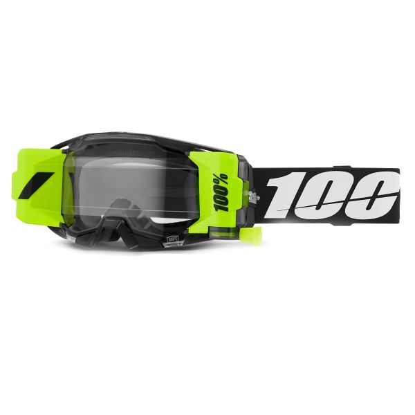 Gafas motocross 100% Armatic Forecast Negro - Visera transparente