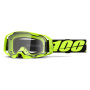 Gafas motocross 100% Armatic Fluo Yellow - Visera transparente