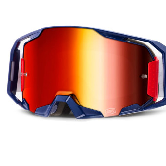 100% Armatic Mach Z - Visera con espejo rojo