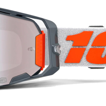 100% Armega HiPER Plata - Visera plata espejo