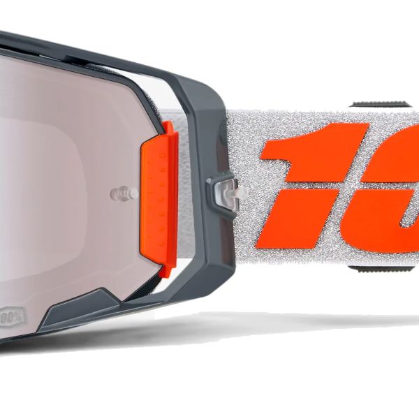 100% Armega HiPER Plata - Visera plata espejo