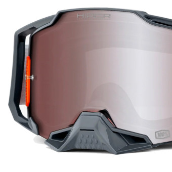 100% Armega HiPER Plata - Visera plata espejo